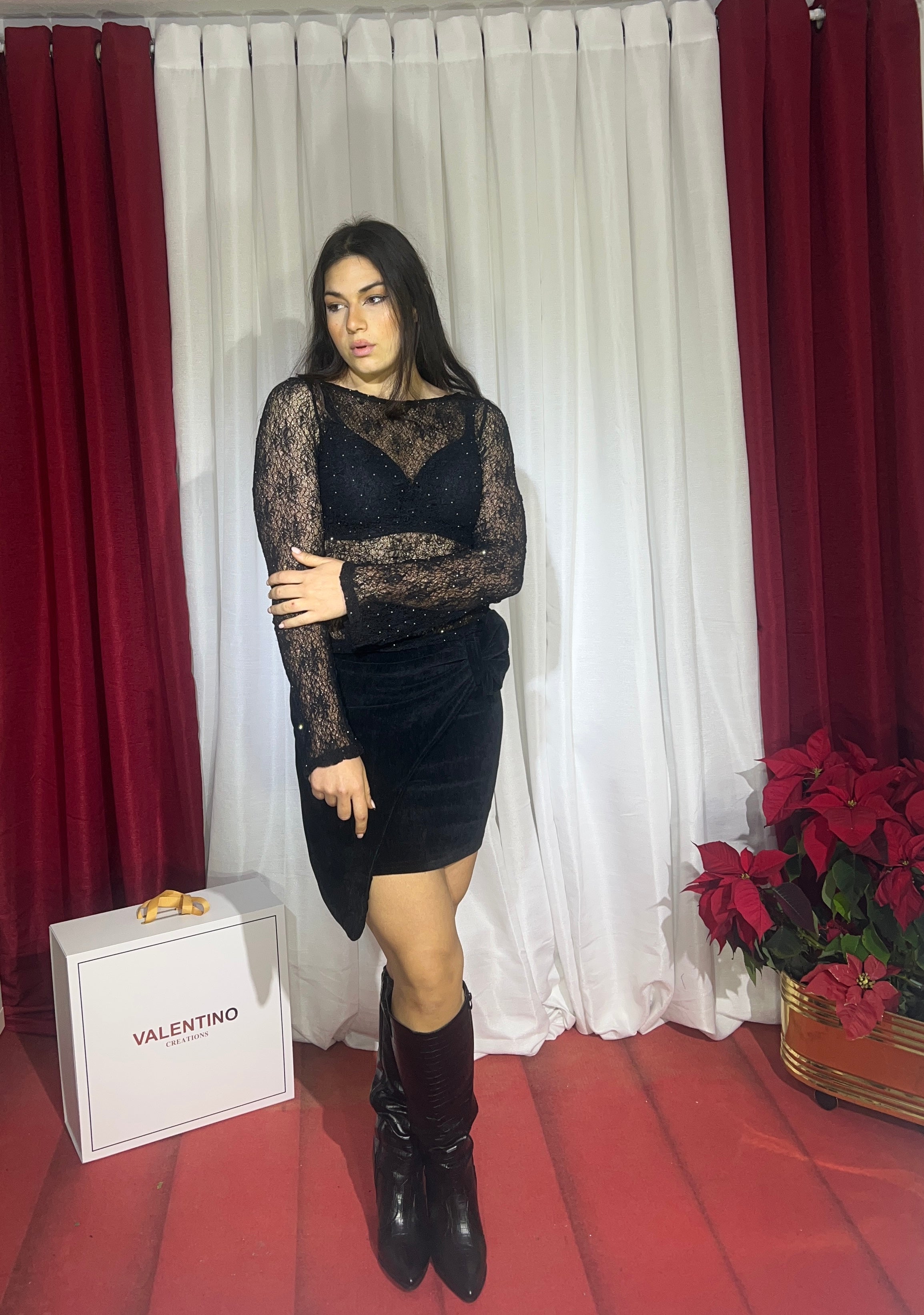 Maglia in pizzo 4567