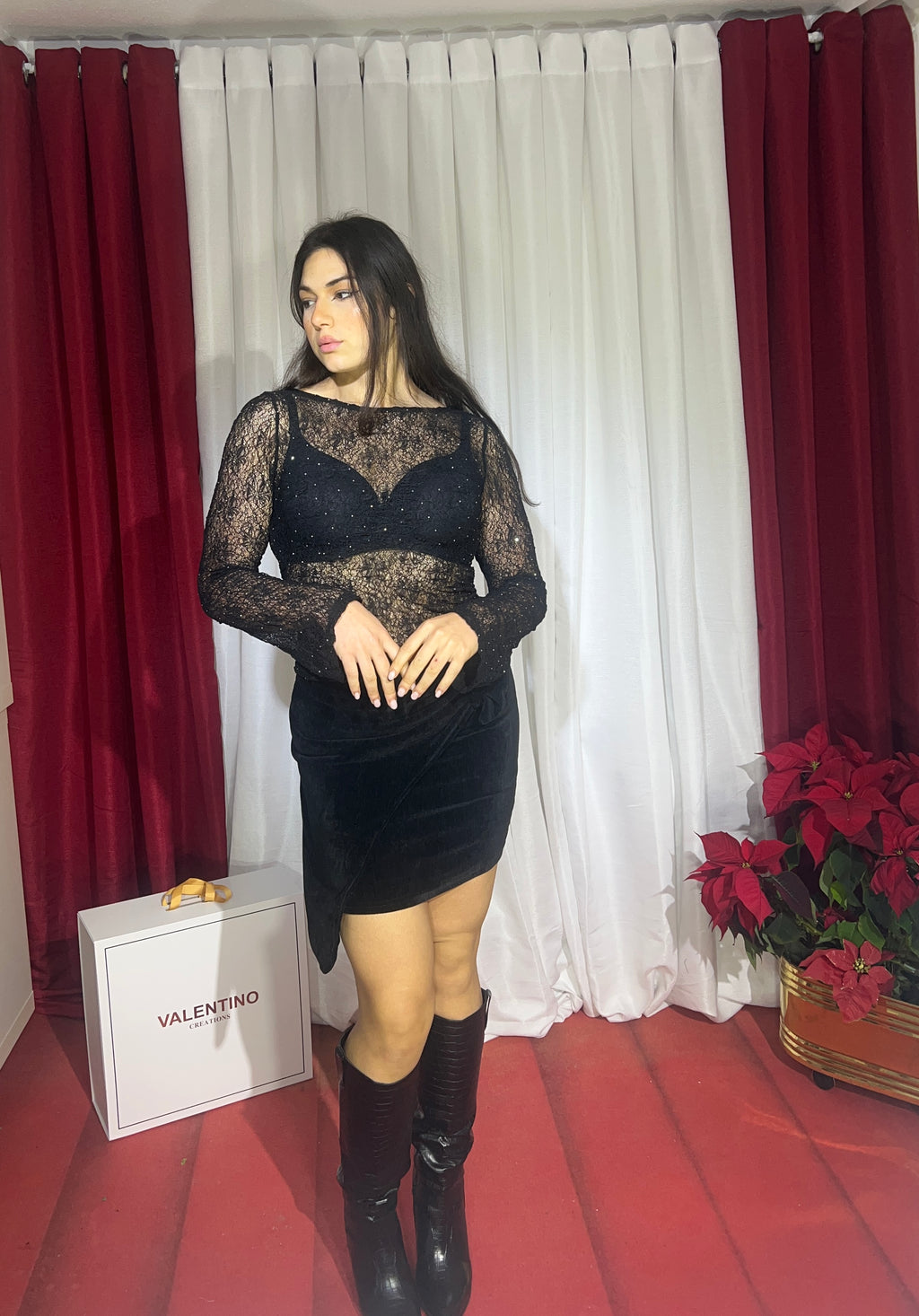 Maglia in pizzo 4567