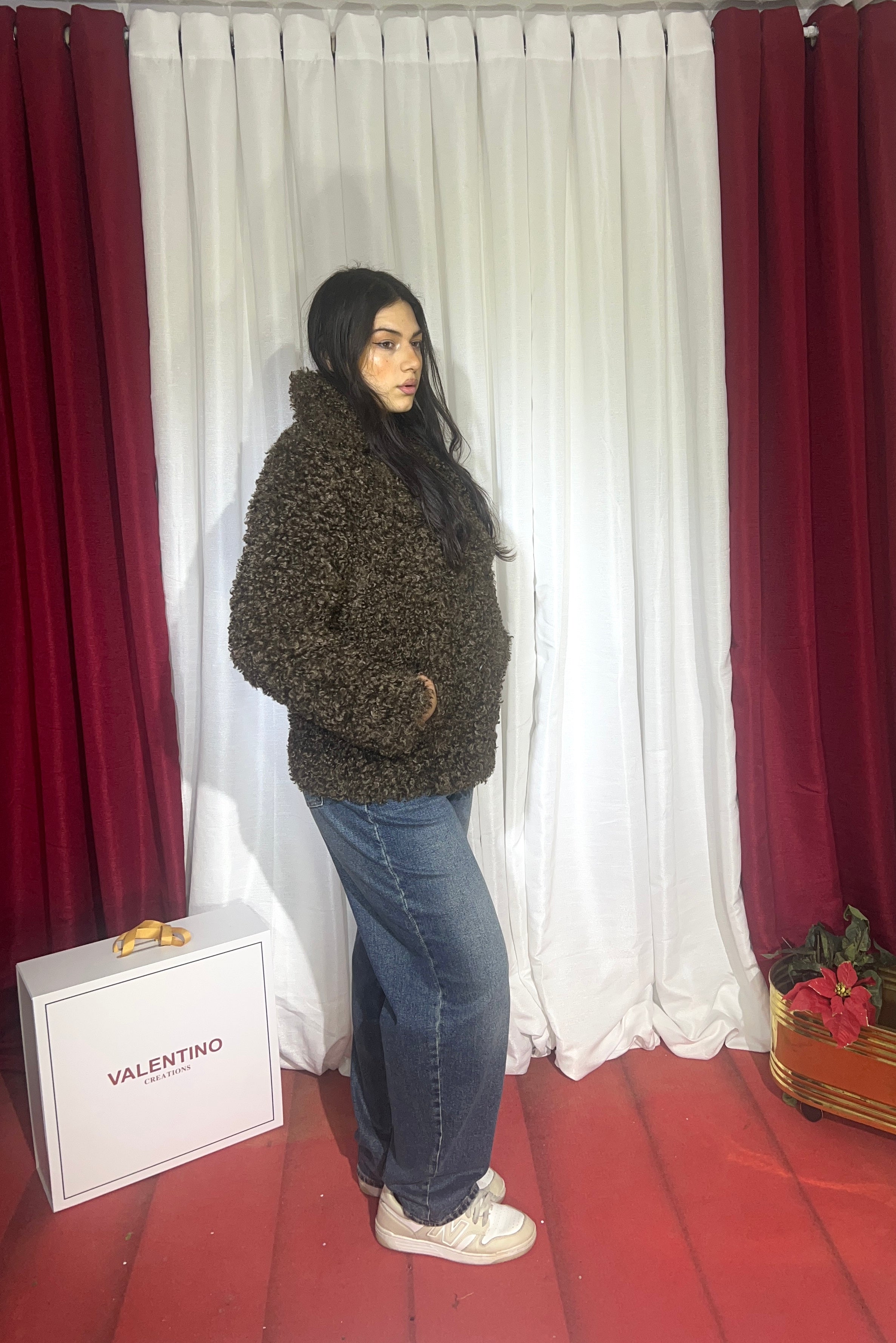 Giacca corta teddy 3456