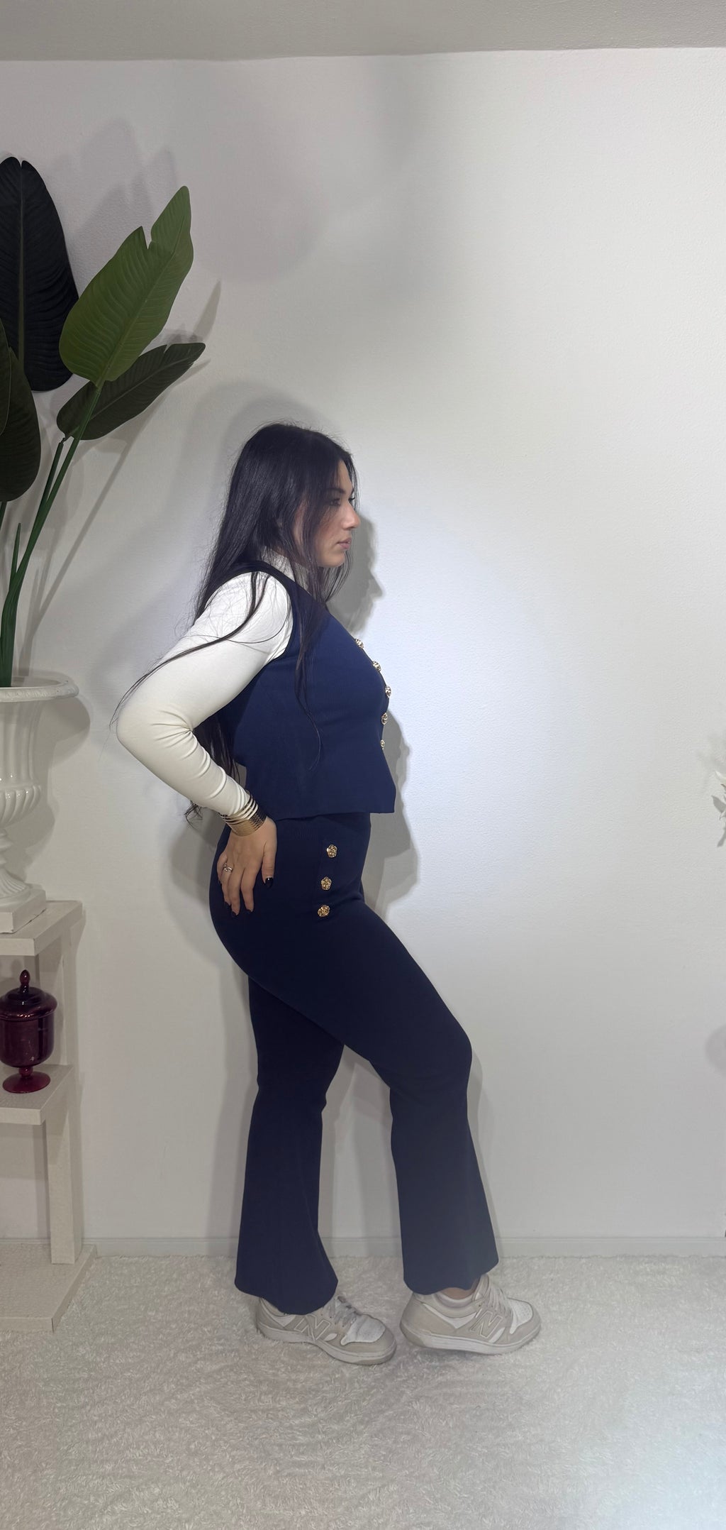 Coordinato in lana RDS