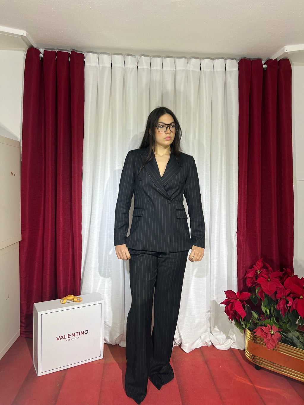 Tailleur gessato F.Coppola