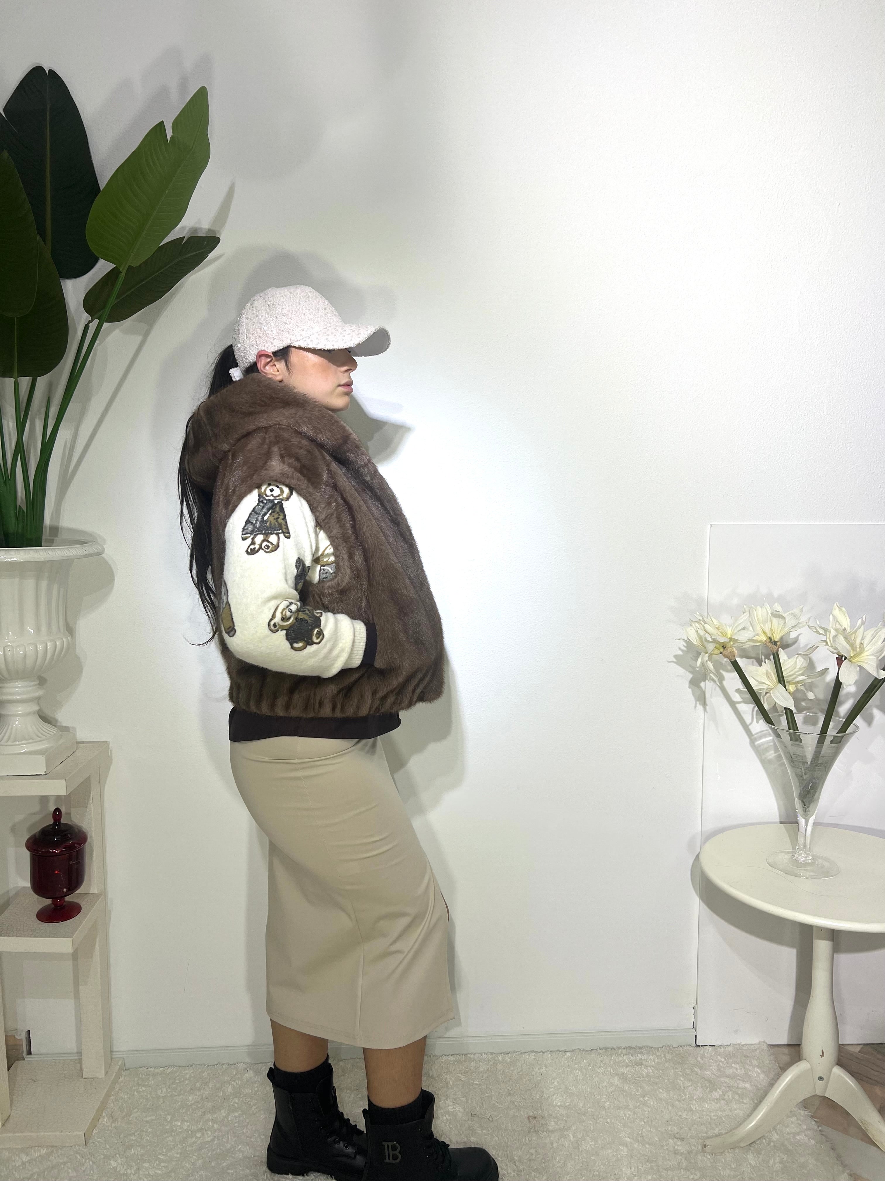 Gilet in eco pelliccia