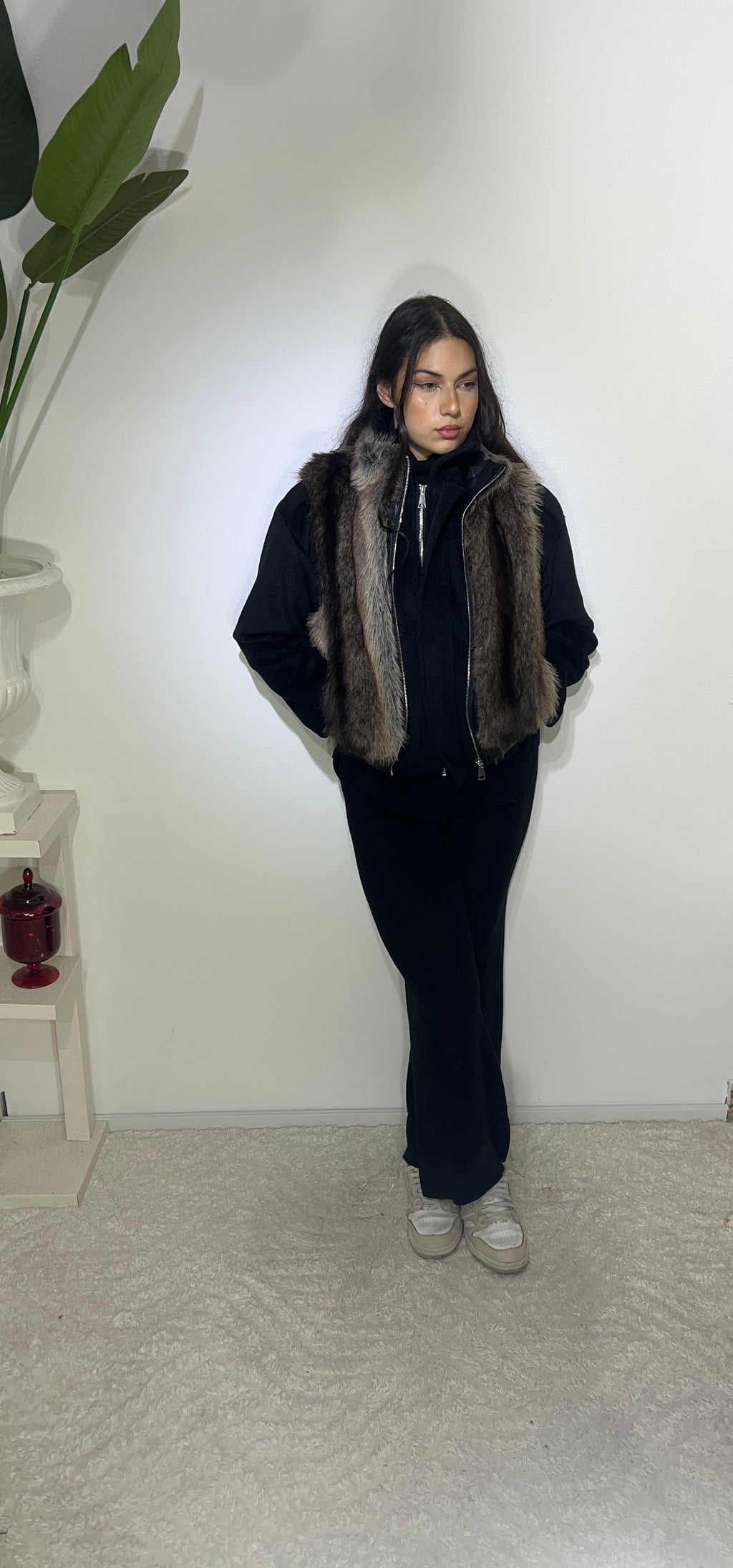 Gilet in ecopelliccia