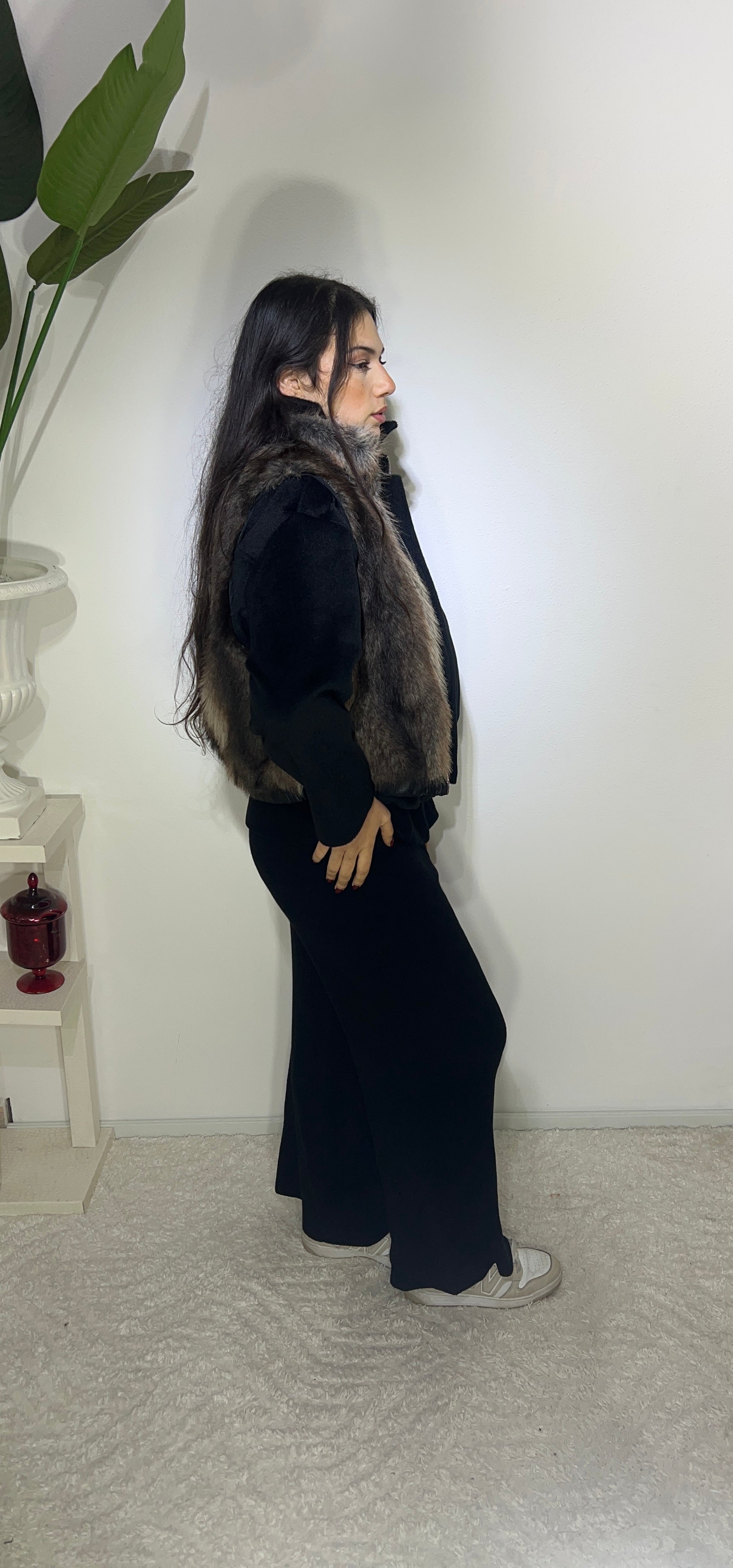 Gilet in ecopelliccia